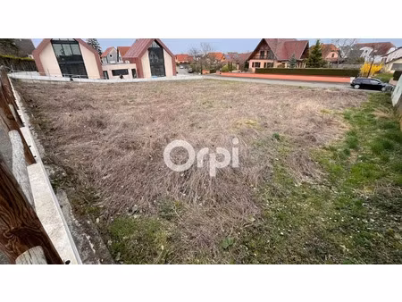 vente terrain à batir 911 m² à bennwihr mittelwihr (68630)  249 000 €