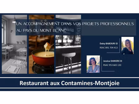 fonds de commerce à vendre les contamines montjoie 3 pièce(s) 97m2 190 000€