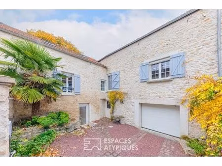 maison de village de caractère et son atelier indépendant au coeur de bouafle