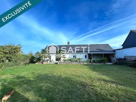 longère rénovée avec grand jardin  dépendances  3 chambres  bureau.