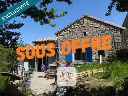 vente maison 4 pièces 154 m² saint-julien-du-gua (07190)