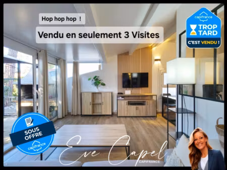 maison à vendre le cap d'agde 3 pièce(s) 43m2 195 000€