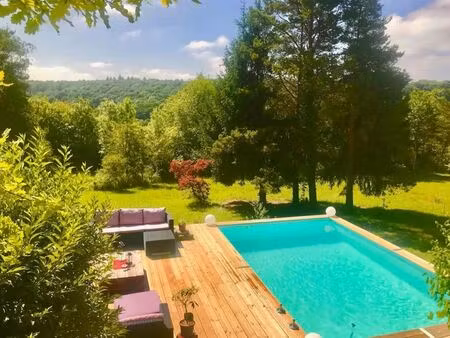 maison piscine fontaine sous jouy terrain 14 750 m2