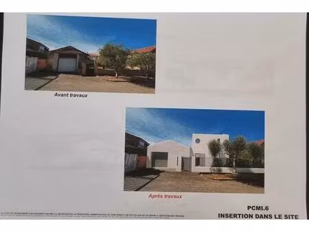 terrain 264 m2 avec permis de construire obtenu libre constructeur