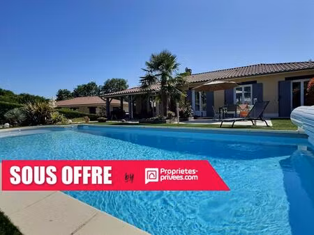 superbe pavillon d'env. 186m² avec 6 ch.  piscine et spacieuse terrasse au calme sur chanc