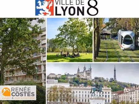 vente en nue propriété - f69 ans - lyon (69008)