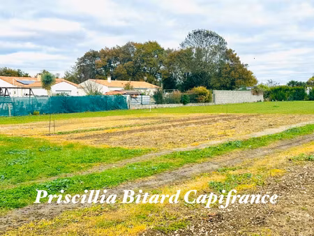 terrain à vendre aigrefeuille d'aunis 1220m2 110 000€