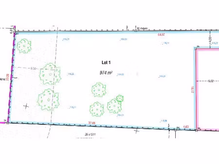 vente terrain 974 m² ormes (45140)