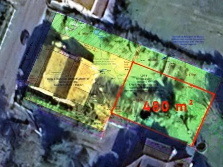 terrain constructible à vendre