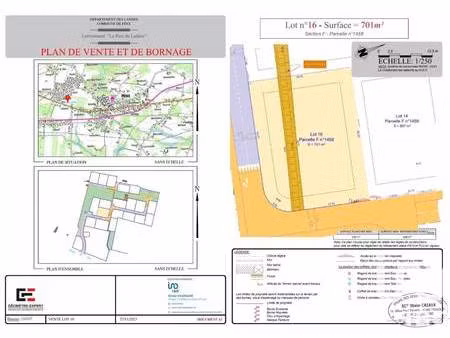 terrain constructible viabilisé à vendre