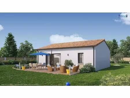 terrain avec maison neuve à vendre