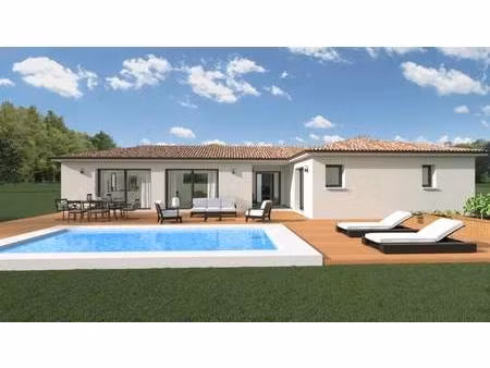 terrain avec maison neuve à vendre