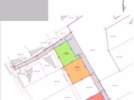 terrain pour lotissement plan autorisé pour 5 lots