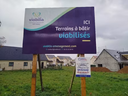 vente terrain 523 m² à incarville (27400)  73 000 €