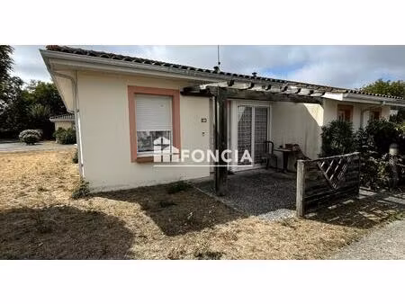 maison de type t2 avec terrasse biscarrosse bourg louée  idéal investisseur