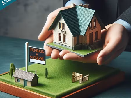 vente terrain 1321 m² à etel (56410)  315 000 €