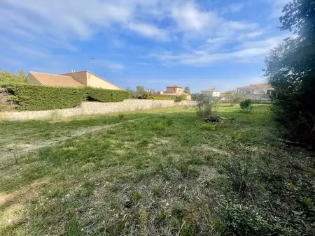 vente terrain à batir 973 m² à canet-en-roussillon (66140)  367 000 €