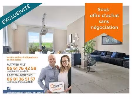 maison individuelle de 136 m² habitable avec vue sur champs