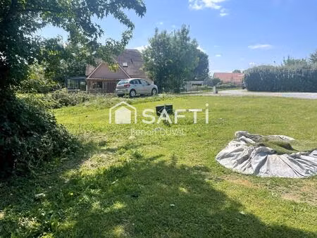 terrain viabilisé et borné de 465 m2