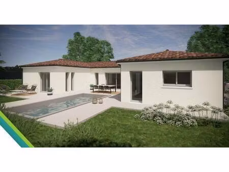 terrain avec maison neuve à vendre