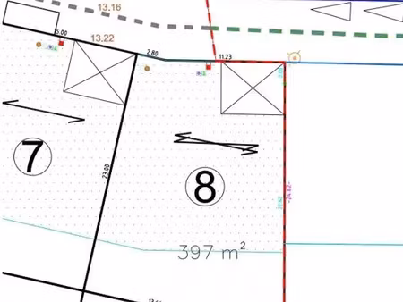 vente terrain à beaussais-sur-mer (22650) : à vendre / 397m² beaussais-sur-mer