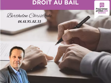 avallon - cession de droit au bail bar  restaurant avec licence iv