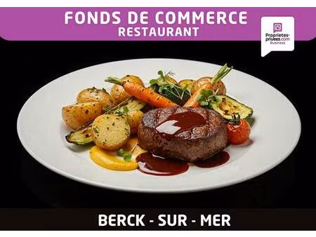 62600 berck - restaurant 45 couverts  terrasse 25 places