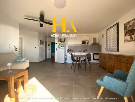 trois bassins littoral  souris blanche t2 de 67 m2 vue mer