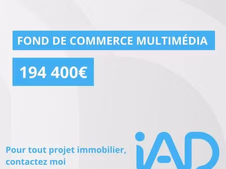vente boutique/local commercial 190 m²