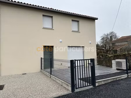 maison neuve 78 m² avec petit extérieur et 2 places de parking - boussay (44)
