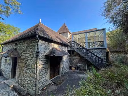 vente maison 6 pièces 154 m² saint-vincent-rive-d’olt (46140)