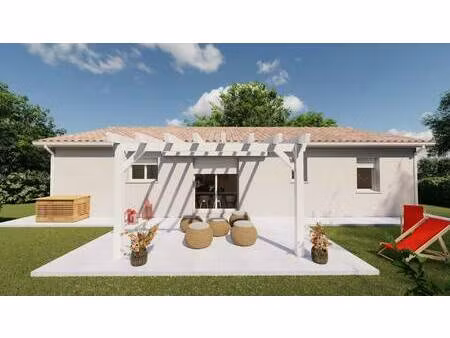 terrain avec maison neuve à vendre