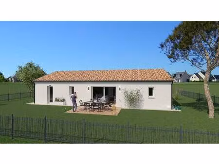 terrain avec maison neuve à vendre