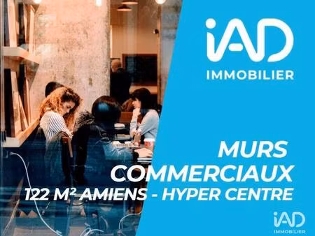 vente commerce 122 m² amiens (80000)