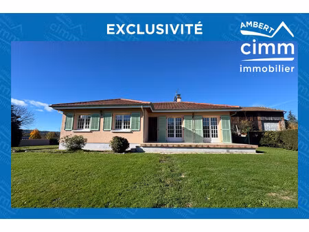 maison plain-pied avec garage et jardin