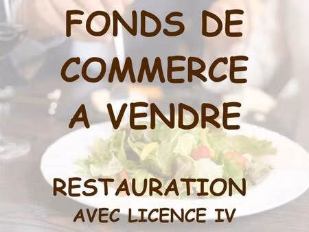 fonds de commerce restaurant / bar – toulouse – licence iv