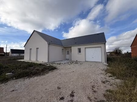 maison plain pied neuve en cours de construction