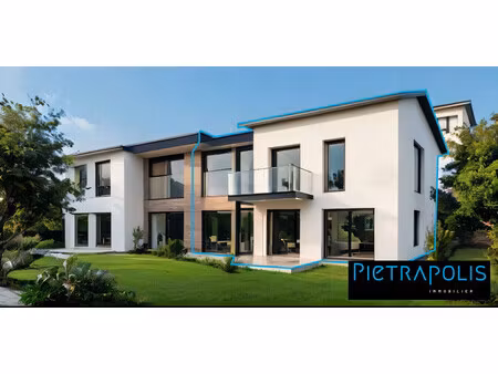 maison de 116 m² - jardin de 250m² et balcon 6 m² - garage 2