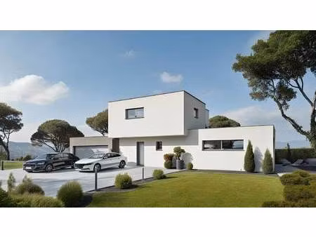 terrain avec maison neuve à vendre