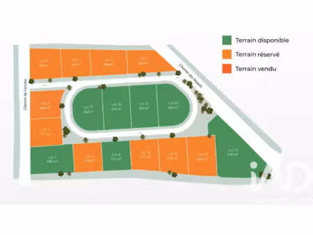 vente terrain 9 572 m²