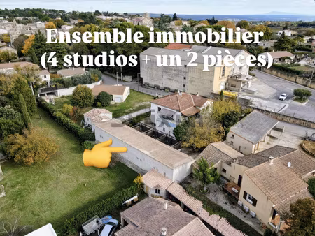 sanilhac sagriès : ensemble immobilier entièrement loué comp
