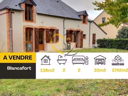 maison de 138 m² avec jardin et garage