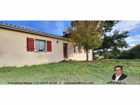 vente maison 5 pièces 93 m² à saint-saturnin (16290)  195 000 €