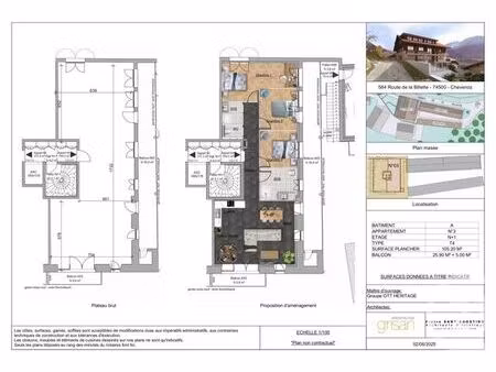 appartement f2 à vendre - 4 pièces - 89 80 m2 - chevenoz - 74 - rhone-alpes