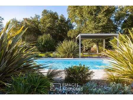 maison familiale contemporaine entre terre et mer