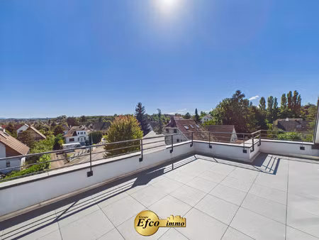 5 pièces 141 m2 rare ! attique avec vue imprenable à hegenhe