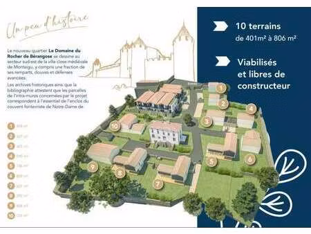 vente terrain à montaigu (85600) : à vendre / montaigu