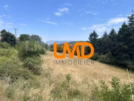 vente terrain 2536 m² à mercuer (07200)  65 000 €