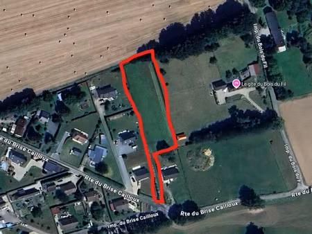 vente terrain 2893 m² à vassonville (76890)  85 000 €