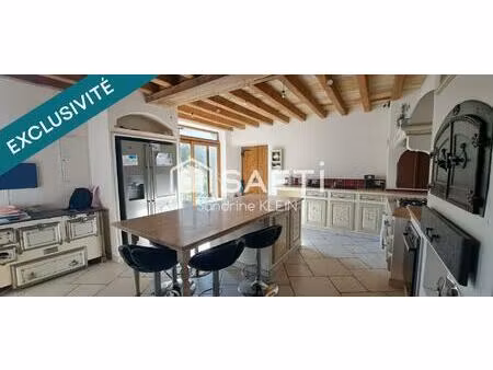 authentique corps de ferme  5 pièces avec dépendances  terrain de 3735 m²